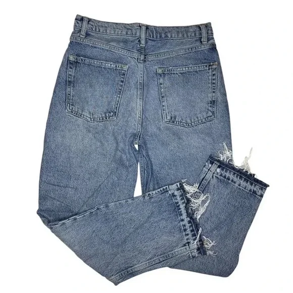 We The Free Lita Distressed Cropped Jeans in Yosemite Blue - Size 27 - Picture 6 of 6